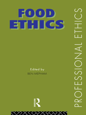 cover image of Food Ethics